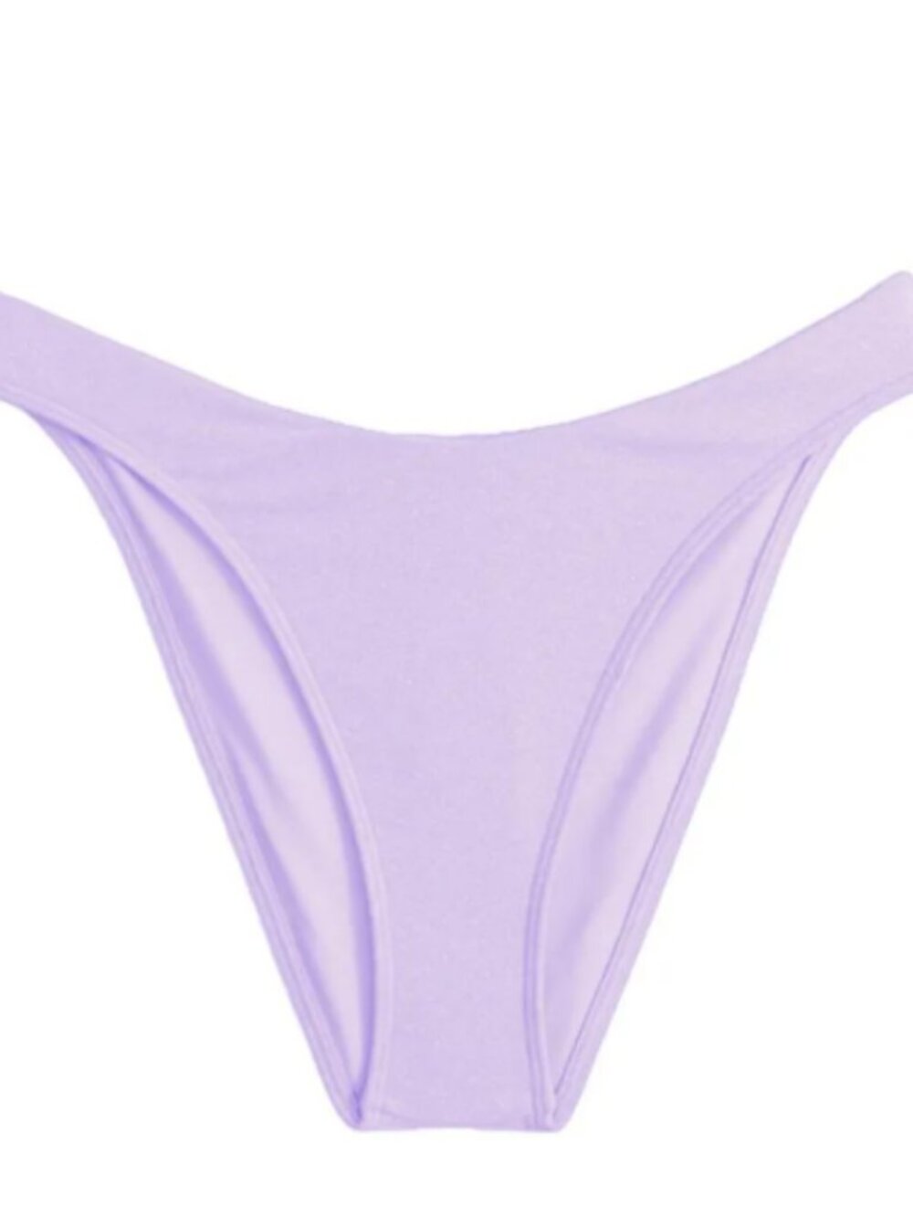 Abercrombie Tall-Side High-Leg Cheeky Bottoms in Light Purple Shine